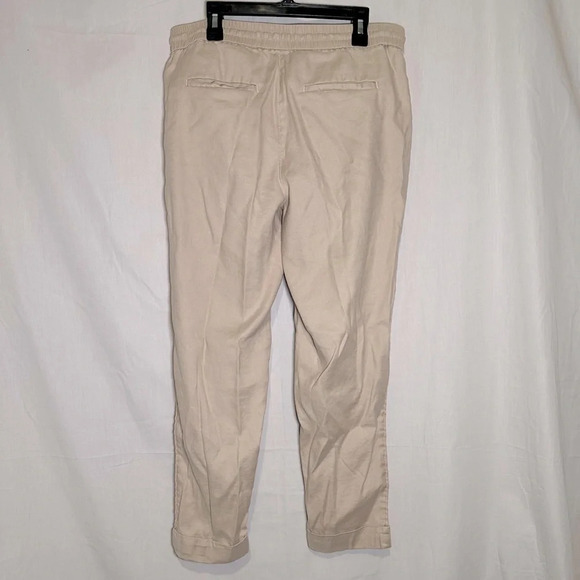 NWOT light tan / cream / beige / khaki Loft linen blend pants size xs - Picture 2 of 4